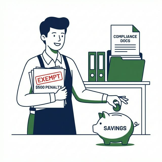 Savings account planning illustration